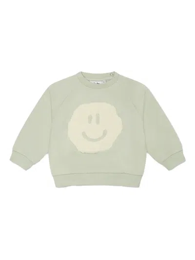 Molo Babies' Disc Sweatshirt In Green