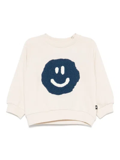 Molo Babies' Disc Sweatshirt In Neutrals