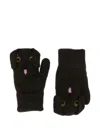 Molo Dog-face Mittens In Black