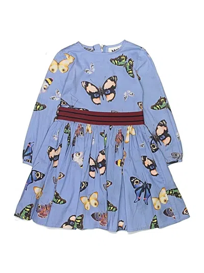 Pre-owned Molo Kids' Dress In Blue