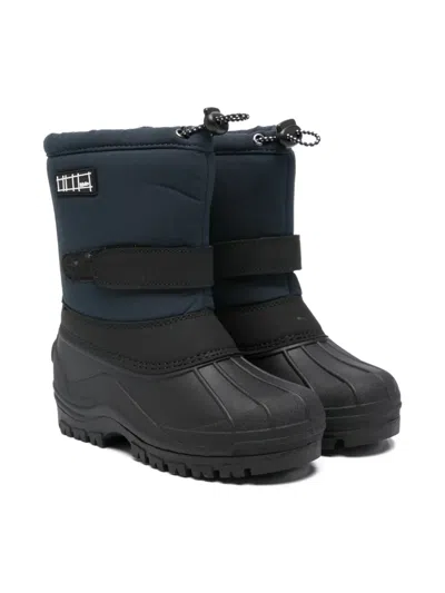 Molo Kids' Driven Strap-detail Boots In Black