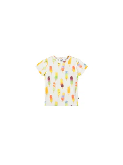 Molo Easy Short Sleeves T-shirt In Pink