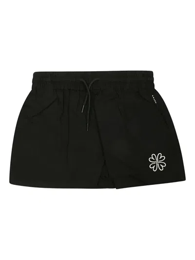 Molo Kids' Elasticated-waist Shorts In Black