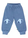 Molo Elephant-embellished Joggers In Blue
