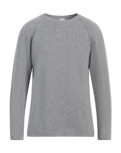 Molo Eleven Man Sweater Grey Size L Merino Wool In Gray