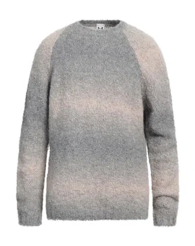 Molo Eleven Man Sweater Light Grey Size M Alpaca Wool, Recycled Nylon