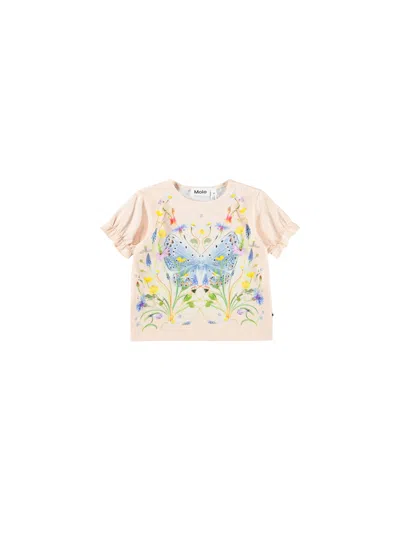 Molo Eline Short Sleeves T-shirt In Multi