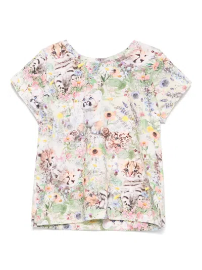 Molo Babies' Elly T-shirt In 绿色