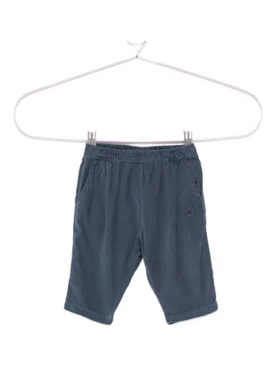 Molo Babies' Embroidered Corduroy Trousers In Gray