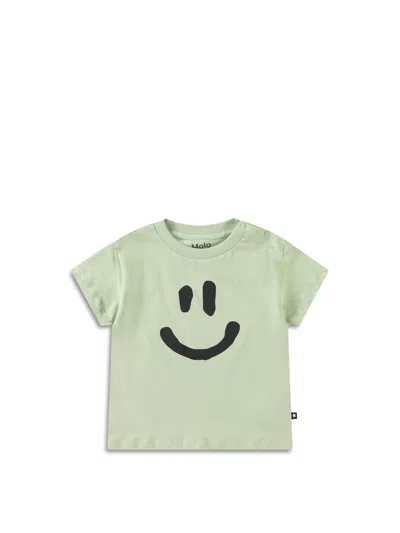 Molo Enzo T-shirt In Misty Green