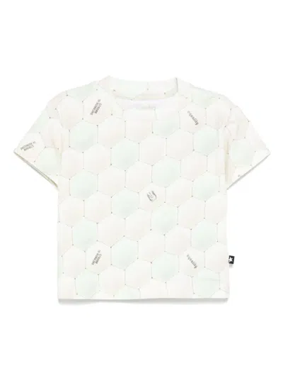 Molo Babies' Enzo T-shirt In Neutrals