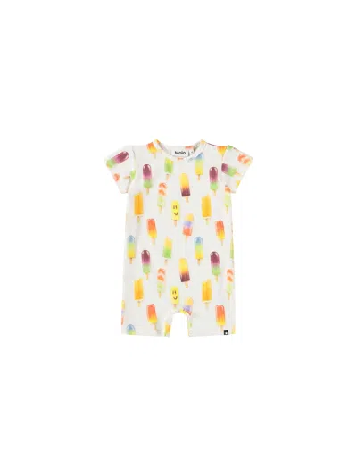 Molo Finn Short Legs Bodysuits In Pink