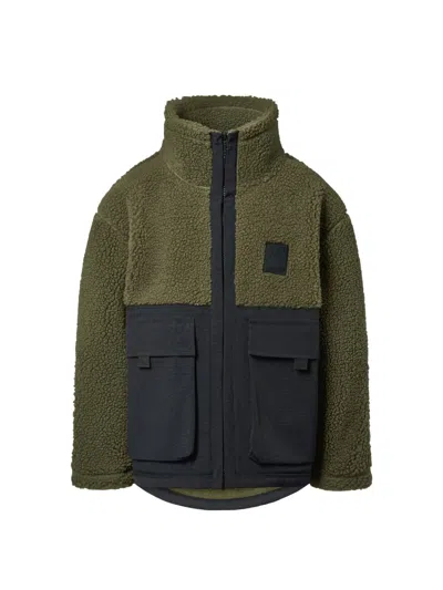 Molo Kids' Fleece Jacket Recycled "utha" In Red