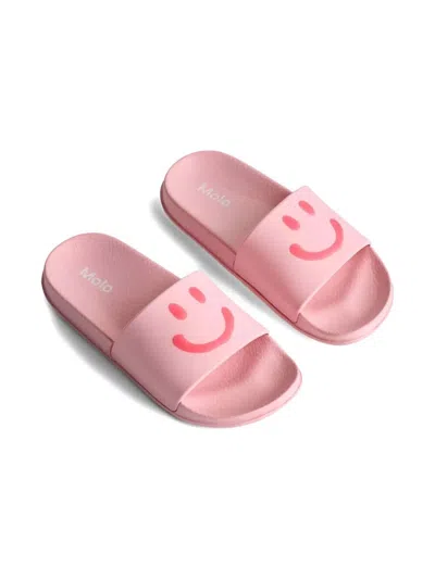Molo Flip Flops Bubble Pink "zhappy"