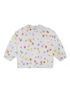 Molo Floral-print Sweatshirt In Blue