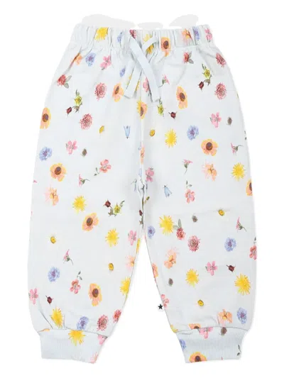 MOLO FLORAL-PRINT TRACK PANTS