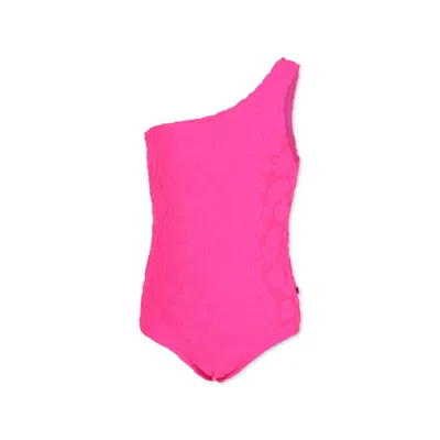 Molo Kids' Nai Swimsuit In Fuchsia