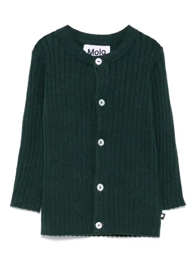 Molo Babies' Georgette Cardigan In Grün