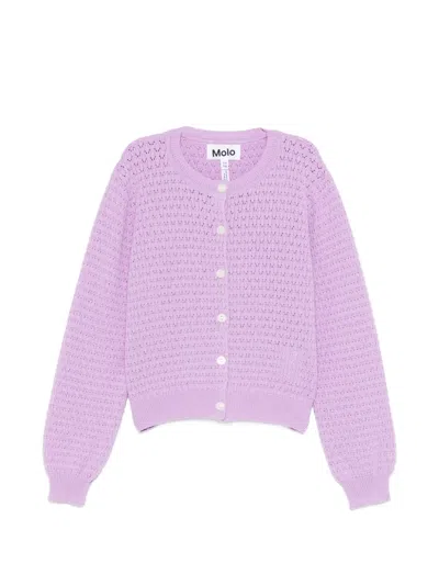 Molo Georgina Cardigan In Purple