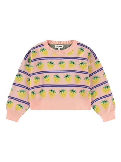 Molo Kids' Gerrie Sweater In Multicoloured