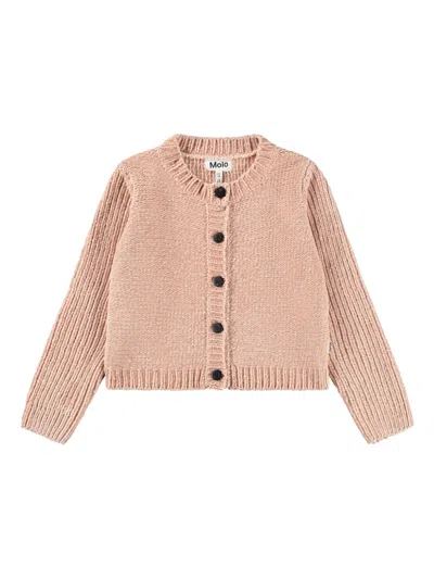 Molo Kids' Gilah Cardigan In Brown