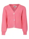 Molo Pink Cardigan Gilberta For Girl In Pink