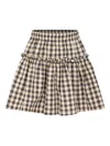 Molo Multicolor Skirt For Girl In Black