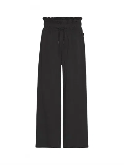 Molo Kids' Girl's Addison Wide Leg Sweatpants In Black