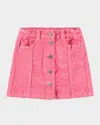 Molo Girl's Bera Corduroy Skirt In Multi