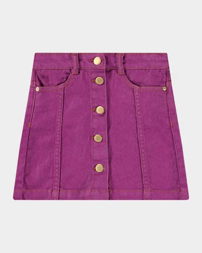 Molo Kids' Girl's Bera Skirt In Lilac Grape
