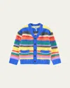 Molo Brutus Cardigan In Blue
