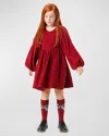 Molo Caiosi Cotton Corduroy Dress In Velvety