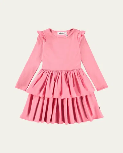 MOLO GIRL'S CATHI LONG-SLEEVE DRESS