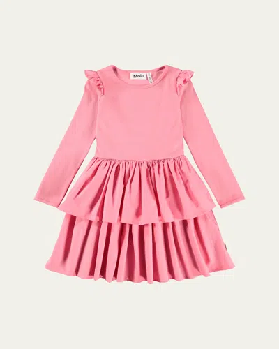 MOLO GIRL'S CATHI LONG-SLEEVE DRESS