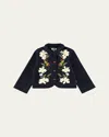 Molo Embroidered Jacket In Black