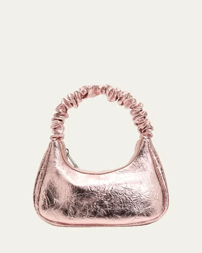Molo Kids' Girl's June Metallic Faux Leather Shoulder Bag