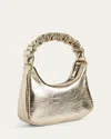 Molo June Metallic-effect Tote Bag In Gold
