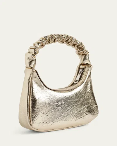 Molo Kids' Girl's June Metallic Shoulder Bag In Black
