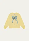 Molo Kids' Girl's Marge Sequin Sweatshirt In Sequin Bow