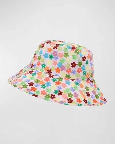 Molo Kids' Girl's Nadia Floral Bucket Hat In Flower Petit