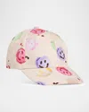 Molo Girl's Printed Baseball Cap In Neutral