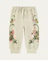 Molo Girl's Simeon Sweatpants In Neutral