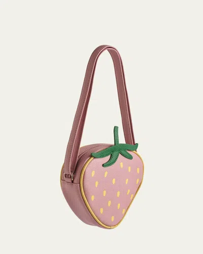 MOLO GIRL'S STRAWBERRY-SHAPED CROSSBODY BAG