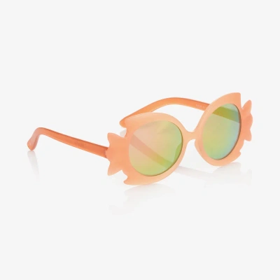 Molo Kids' Girls Fish Sunglasses (uva/uvb) In Orange