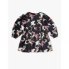 Molo Girls Flying Pegasus Kids Cocos Graphic-print Woven Dress 3-12 Years 9-10 In Flying Pegasus