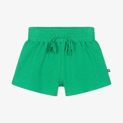 Molo Kids' Girls Green Lurex Swim Shorts (upf 50+)
