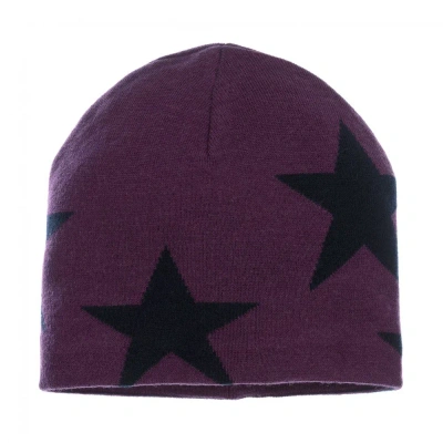 Molo Babies' Girls Purple Wool Star Hat