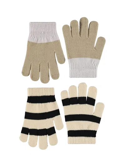 Molo Kids' Gloves "kei" In Brown