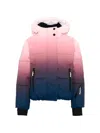 Molo Gradient-effect Hooded Jacket In Multi