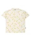 Molo Ivory Shirt For Babykids With Banana In Neutrals